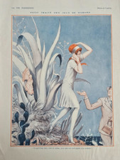 Antica Stampa da Rivista Francese La Vie Parisienne Vald'Es Art Dèco Paris 1927
