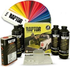 U-Pol Raptor Vernice. 3,8-4,2 L set di bottiglie. Tutti i colori.
