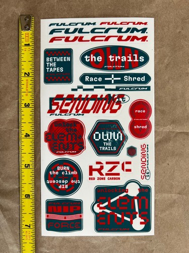 Fulcrum wheels trails sticker - wheels,