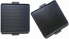 Piastra Ghisa 40x40 Bistecchiera Barbecue Un Lato Rigato E L'altro Lato Liscio