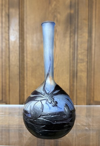 émile gallé vase soliflore - vase,