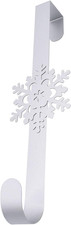 Ghirlanda Natalizia Con Fiocco Di Neve, Gancio per Porta D'Ingresso, Decorazione
