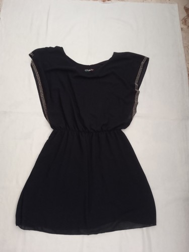 Vestito estivo blu con borchie