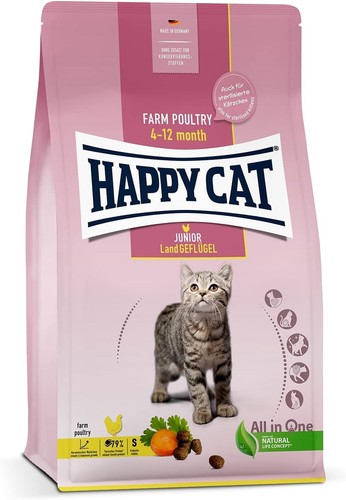 Happy cat junior pollo carne - pollo,