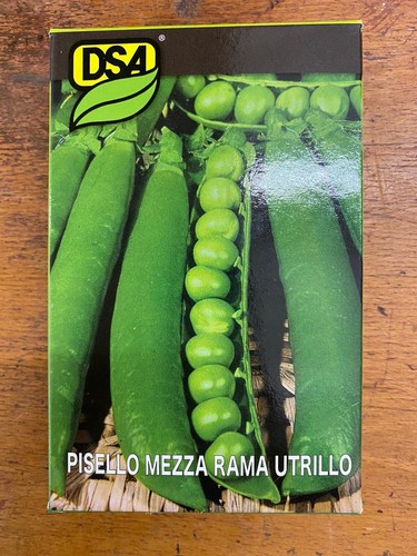 Semi sementi pisello mezza - semi,