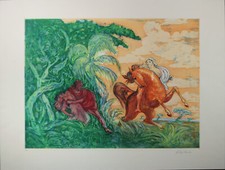 ALIGI SASSU ACQUAFORTE FIRMATA