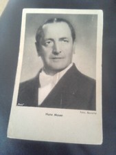 Biglietto autografo Hans Moser -non firmato-