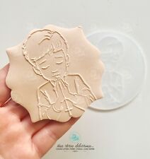 Comunione Cresima Bimbo In Preghiera Formine Biscotti Cookie Cutter D8,5cm