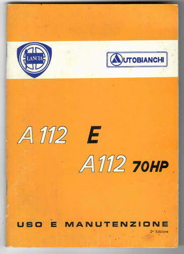 Libretto uso manutenzione - libretto,