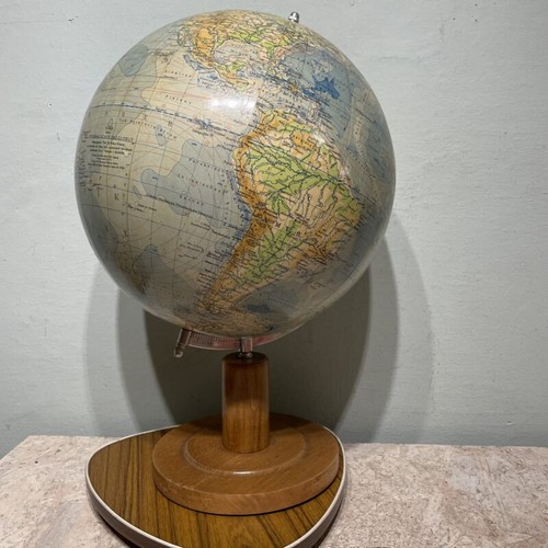 Mappamondo base legno - base, in