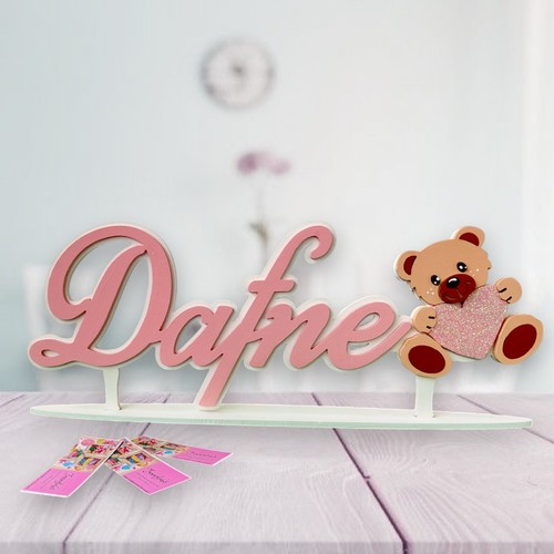 Nome legno personalizzato - in,