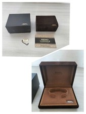 1970s SEIKO LASSALE WATCH BOX UHRENBOX SCATOLA OROLOGIO GUARANTEE AND TAG NOS