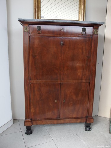Secretaire piuma mogano - di,