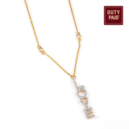 Collana con ciondolo amore - collana,