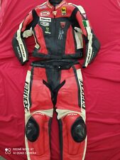 Tuta moto uomo Dainese divisibile autografata da Loris Capirossi 