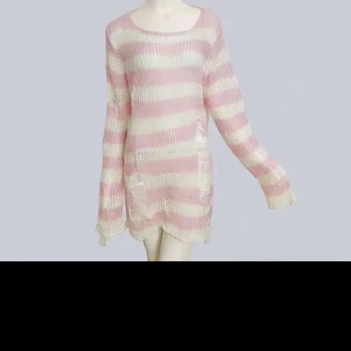 Unisex righe maglia - a, maniche