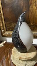 Murano, lampada da tavolo Pinguino vintage. Italia primi anni '80