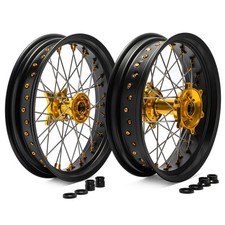 17" Ruote Cerchi Mozzo per Suzuki RMZ250 07+ RMZ450 05+ Supermotard RM-Z 250 450