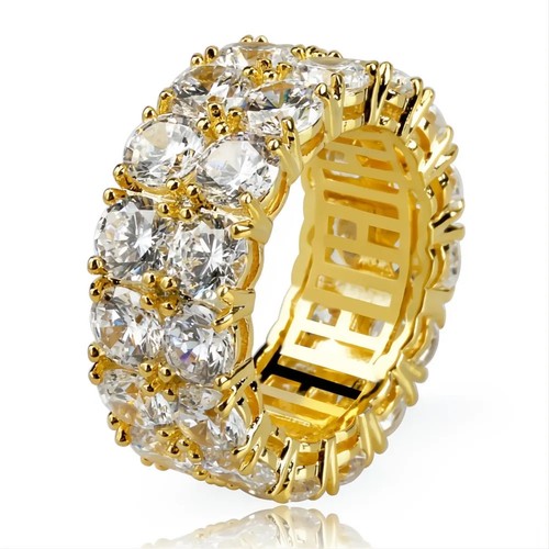 Anello solitario con - , a