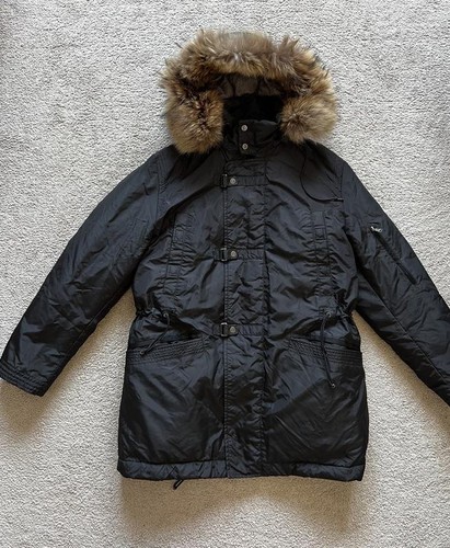 Parka uomo hugo boss nero - uomo,