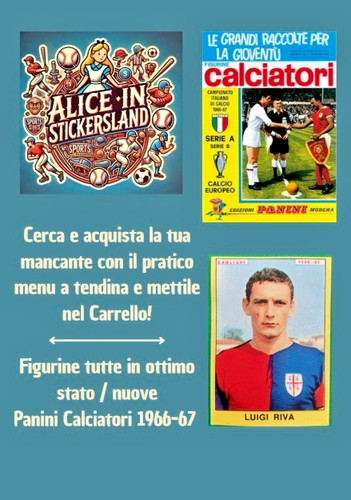 Panini calciatori 1966/67