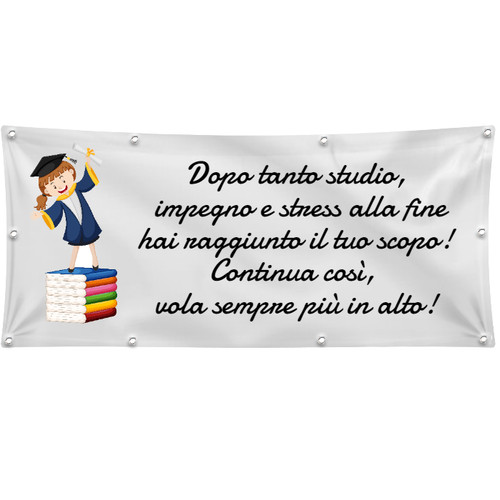 Banner striscione laurea - laurea,