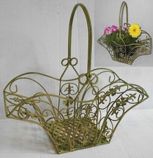 Cesto di Fiori Ferro Battuto