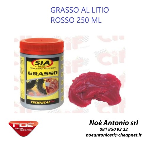 Grasso litio rosso 250 - grasso,