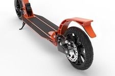 Sospensioni Città Adulti Push Kick Scooter Pieghevole Grandi 200mm Ruote Regalo-arancione