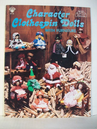 Character clothespin dolls - character,