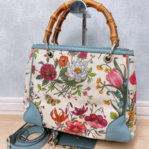 Gucci borsa mano bambù - gucci,
