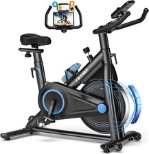 BIcicletta Cyclette casa silenziosa 160 kg supporto per tablet NUOVO