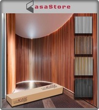 Pannelli Fonoassorbenti Decorativi effetto Legno per Pareti cm275x60 1,65mq/pacc