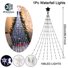 198 LED Stella Di Natale Fata