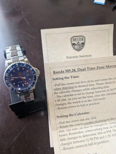 Heuer lambelet raro orologio - heuer,