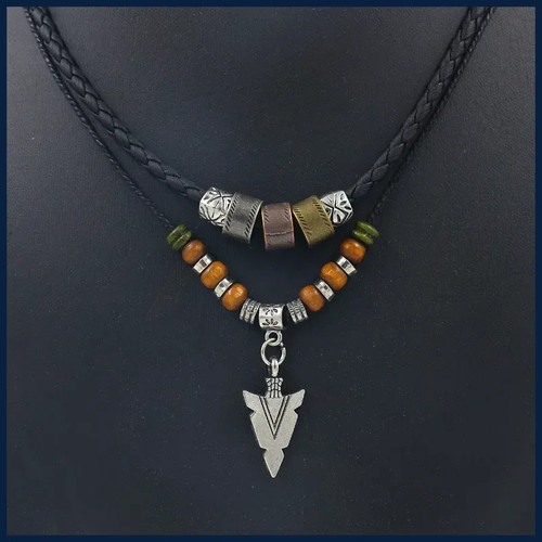 Collana uomo pelle - uomo, artificiale