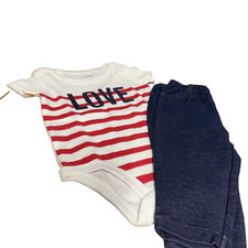 Carter's Baby 2 Pc Set White