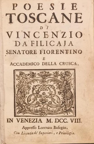 Filicaia vincenzo poesie - vincenzo.,
