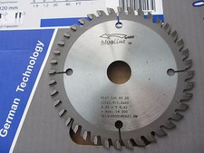 Lama circolare HM/Widia 120 x 1,8 x 20 Z 40 per sega a binario troncato Mafell KSS300