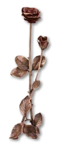 Rami rosa bronzo dipinti - di,