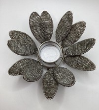 Portacandele con Perline