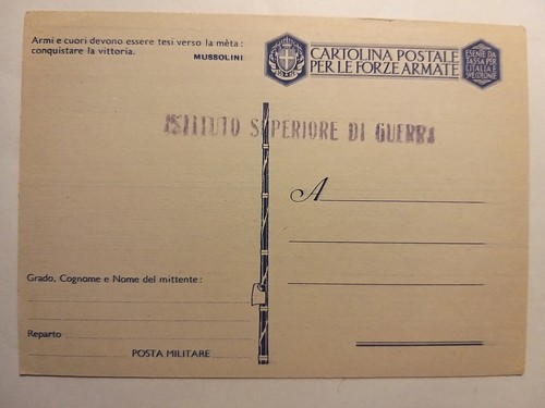 Cartolina postale per forze - per, le