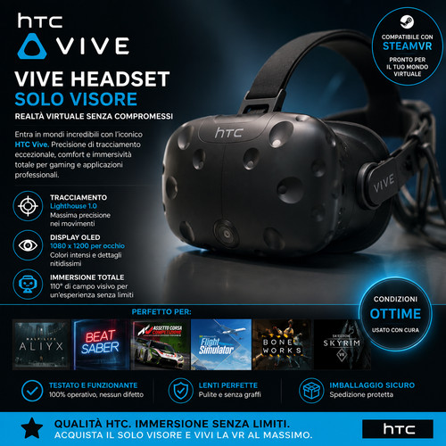 Htc vive headset deluxe - htc,