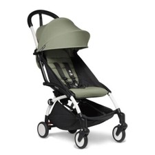 Passeggino BABYZEN YOYO2 Telaio Bianco + Rivestimento 6+ Colore Oliva