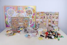 Lotto componenti accessori elementi vecchi giochi scatola carte Riciclo creativo