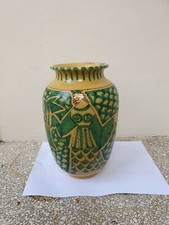 Antico Vaso ceramica Orvieto Giacomini anni 30 (no Ciaurro) altezza 24 cm