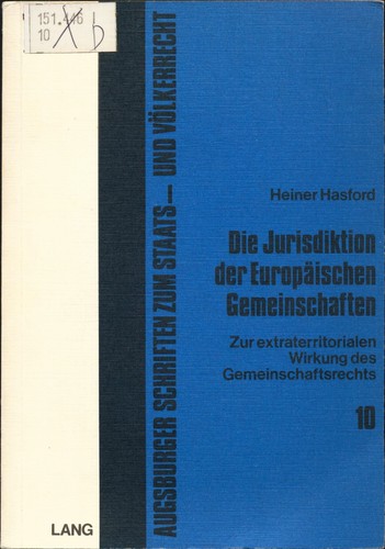 Die jurisdiktion der - die,