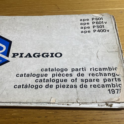 Catalogo ricambi originale ape - originale,