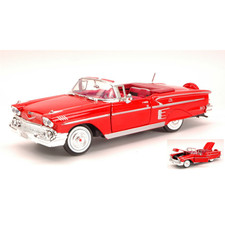 CHEVROLET IMPALA 1958 RED 1:24