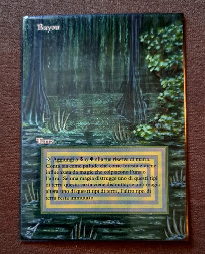 Mtg bayou altered - bayou, [altered]